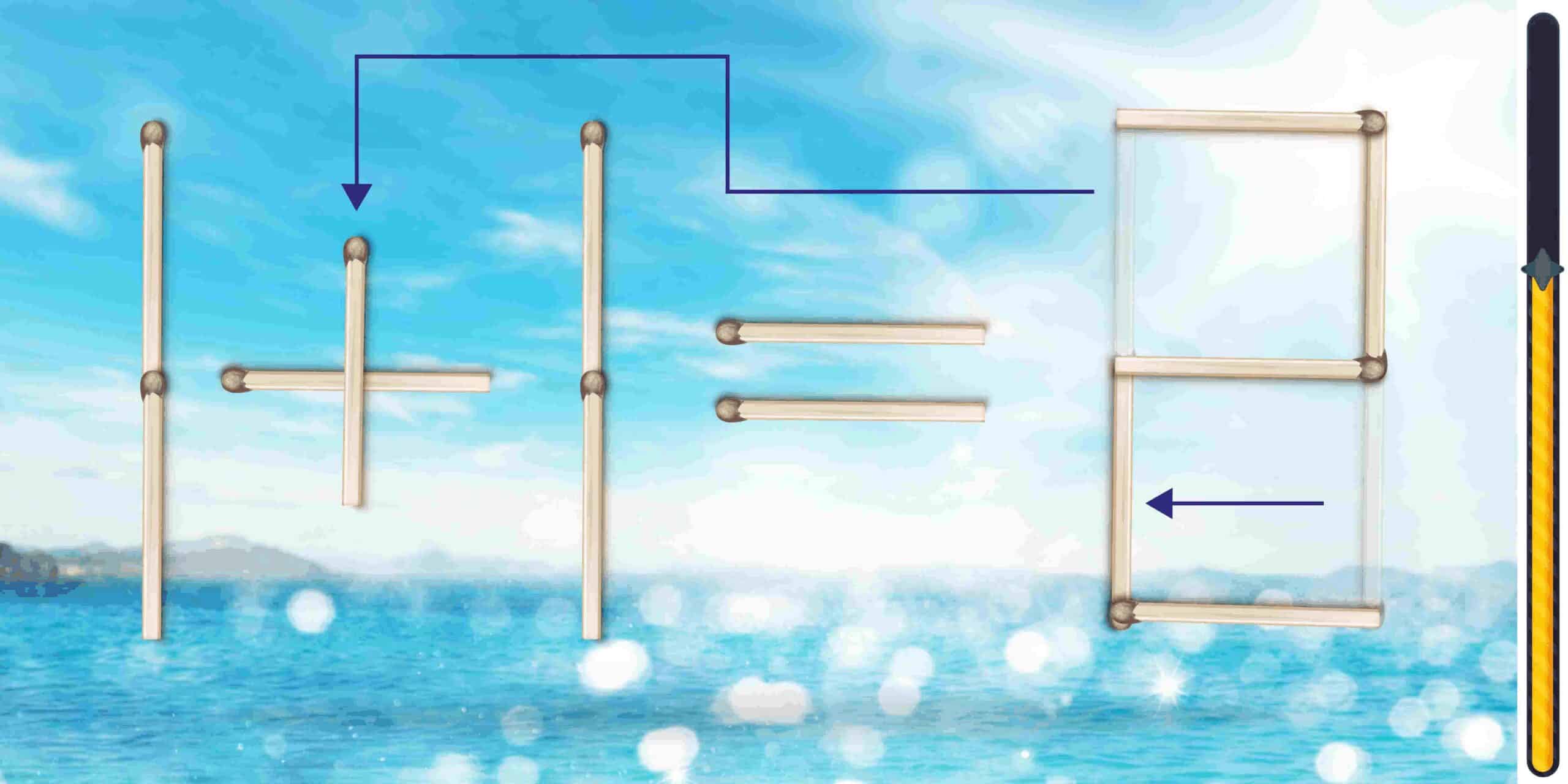 Sfida di logica: Metti alla prova il tuo QI brillante spostando solo 1 corrispondenza in meno di 5 secondi!