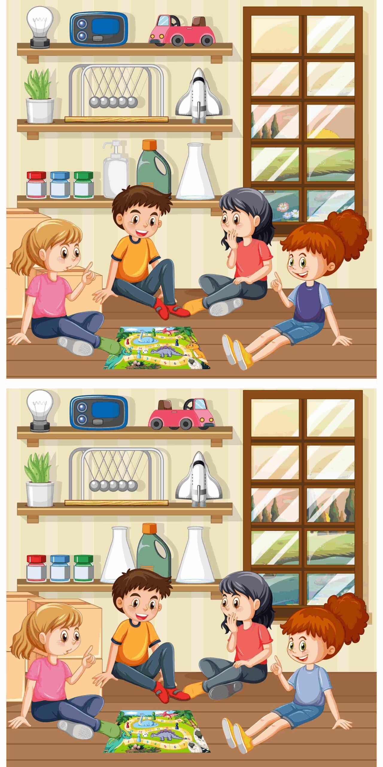 Sfida visiva: scopri le 8 differenze nascoste nelle immagini di bambini in gioco, riesci a trovarle tutte in meno di 15 secondi? Metti alla prova la tua attenzione!