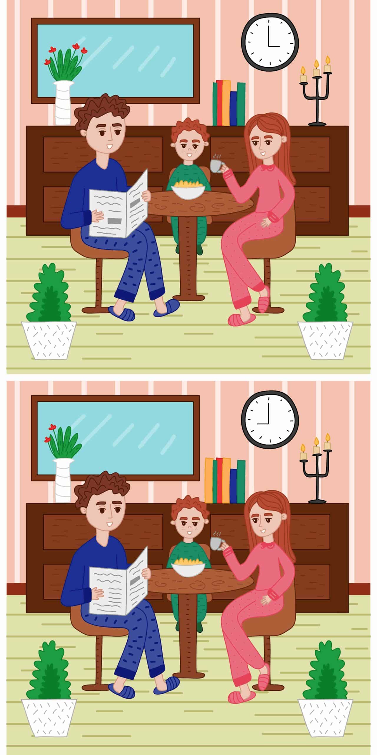 Sfida visiva : sei in grado di scovare tutte e 6 le differenze in soli 8 secondi? Metti alla prova la tua attenzione e velocità!