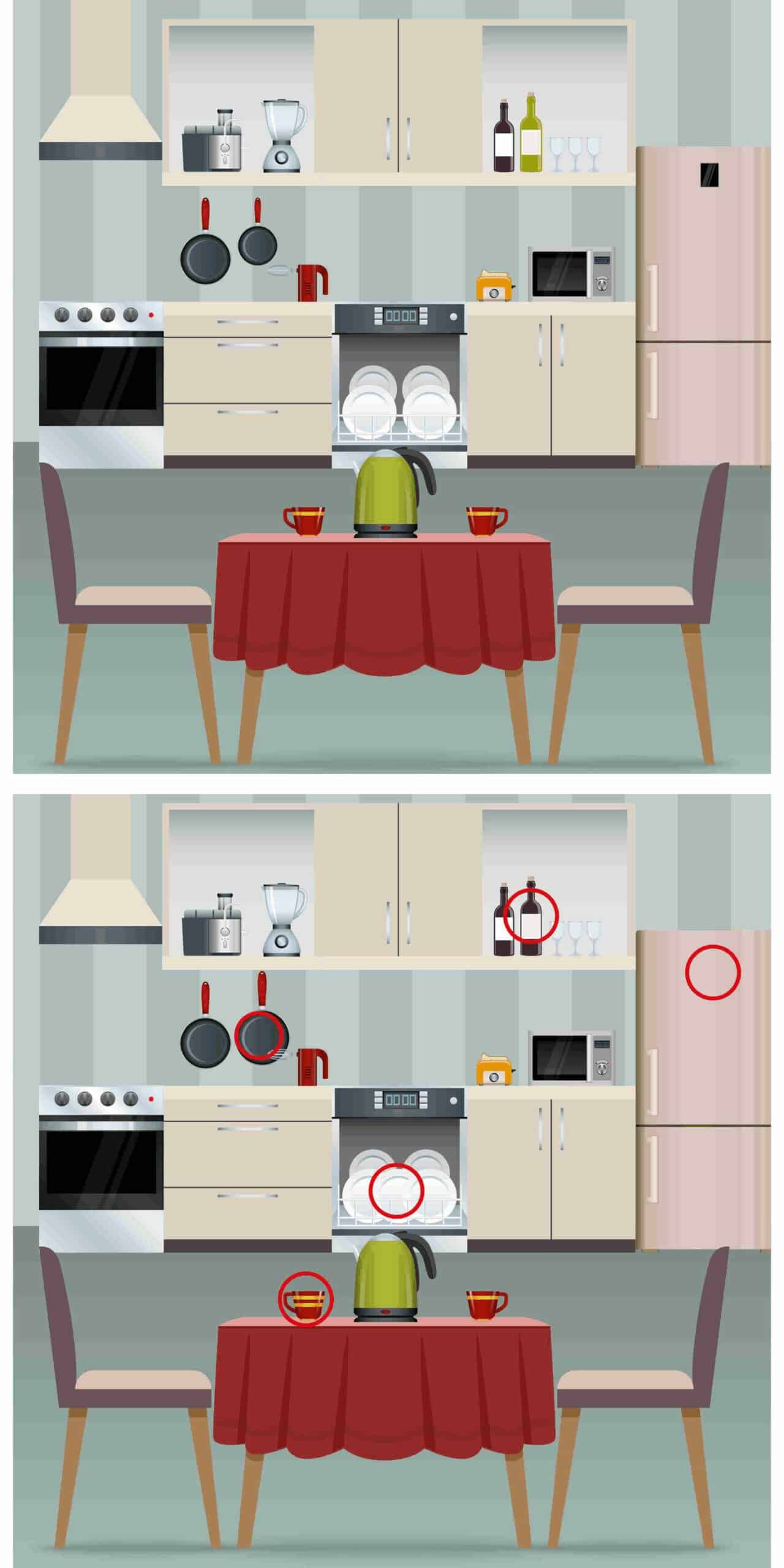 Sfida visiva: riesci a scovare le 5 differenze in meno di 8 secondi? Metti alla prova la tua attenzione e velocità!